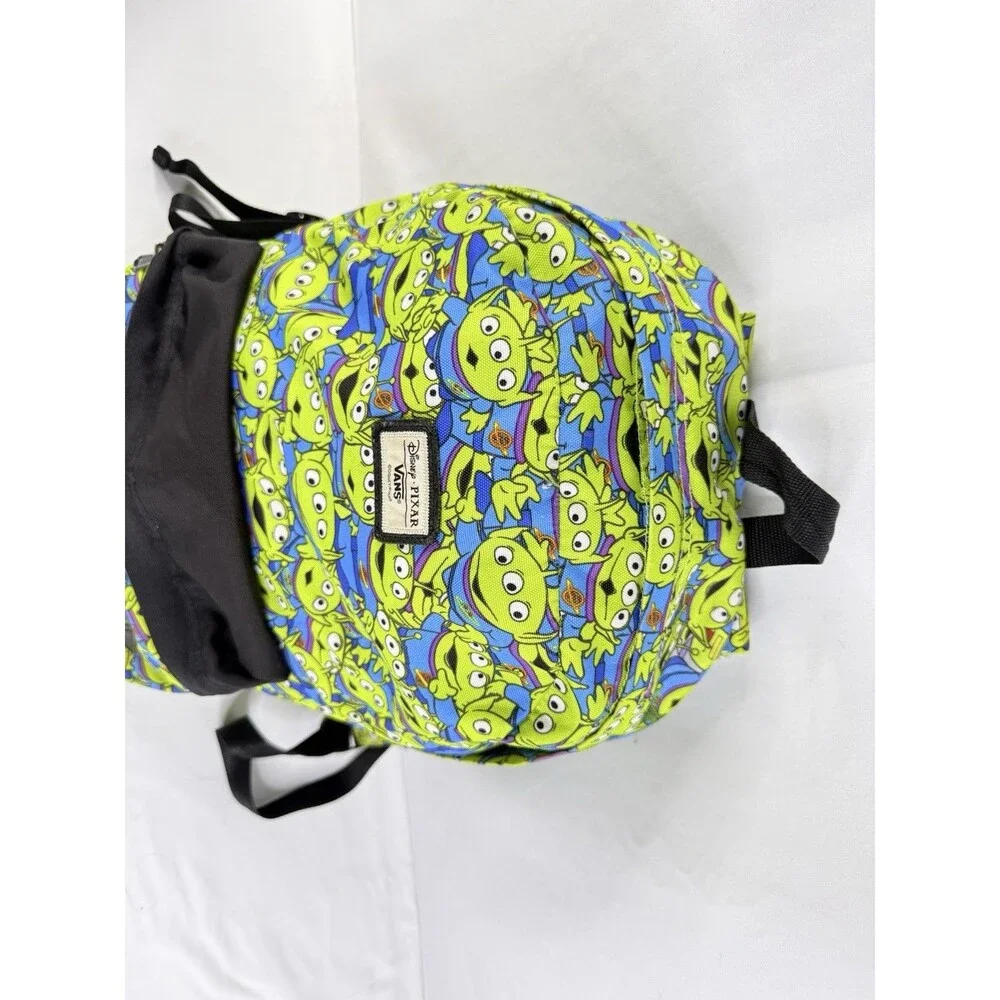 RARE Vans Toy Story Backpack Aliens with Hidden Buzz Lightyear Disney Pixar